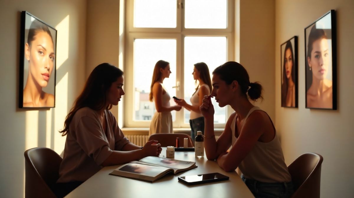 Schönheitsideale, soziale Medien und deren Einfluss auf junge Menschen