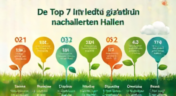 Das sind die Top 7 Schritte beim nachhaltigen Handeln