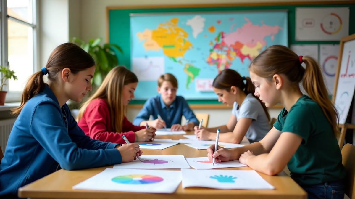 Kreativität gegen Alkoholmissbrauch: Schüler, Plakate, Prävention
